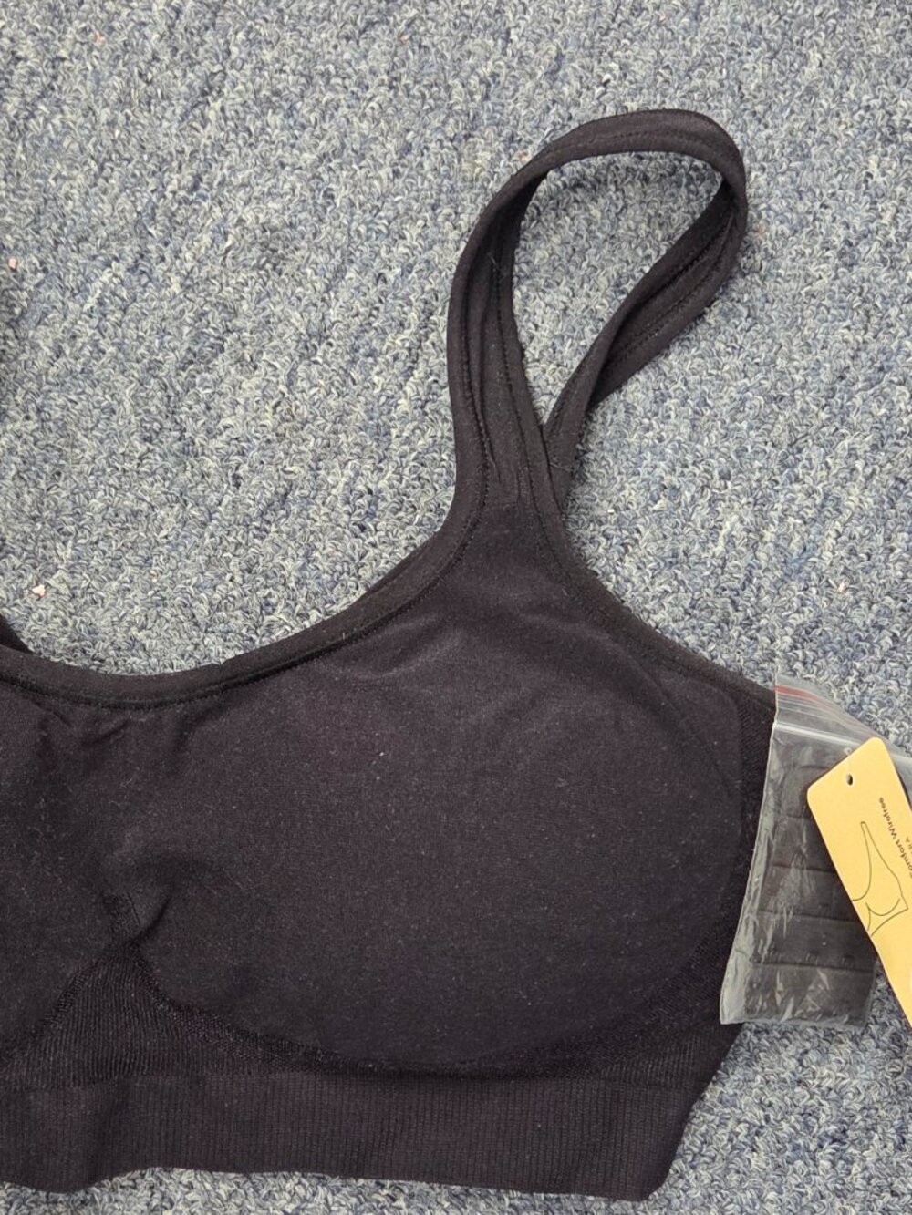NWT Truekind Womens Black Daily Comfort Wirefee Shaper Bra Size Lw/ Bra Extender
